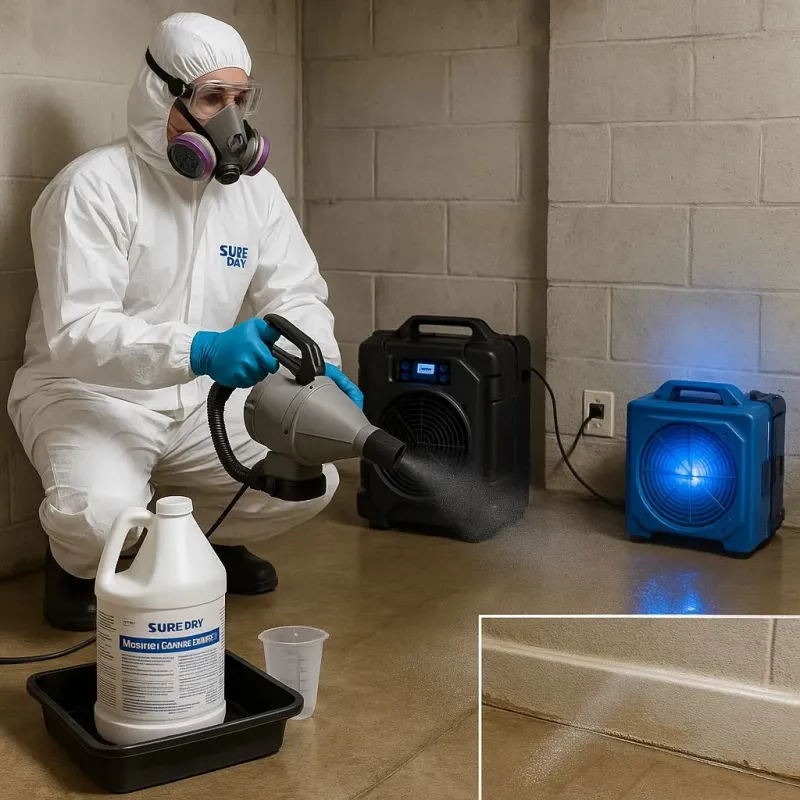 Sanitization and Odor Removal process in Coram, NY