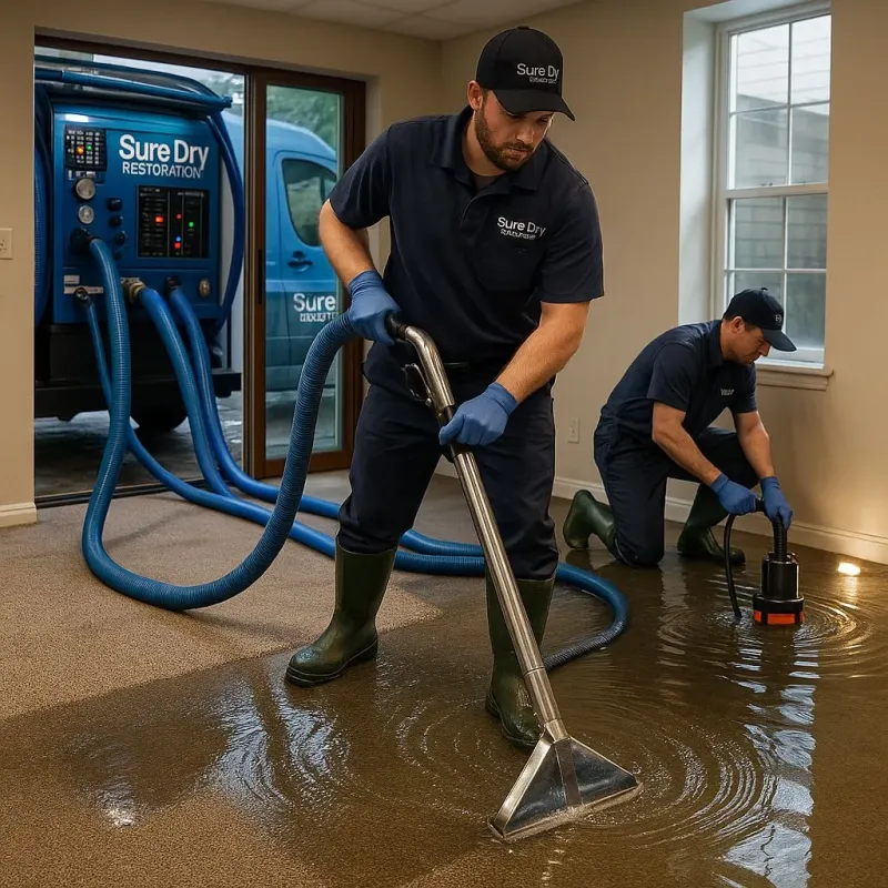 Water Extraction and Removal process in Coram, NY